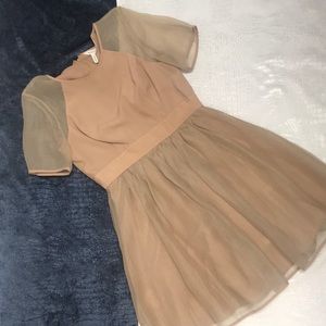 Beautiful BCBGeneration dress cream /tan size 6